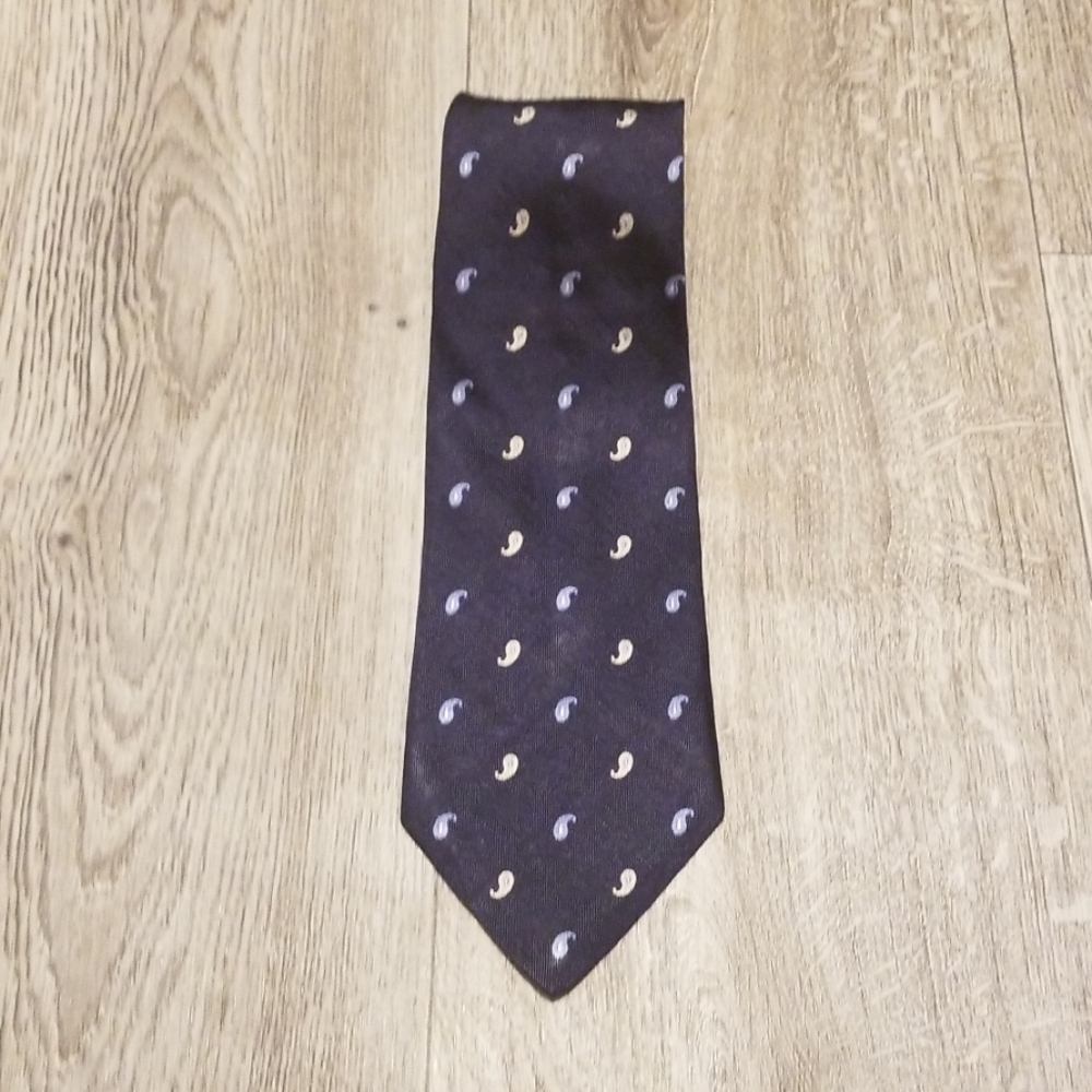 Ralph lauren 100% silk tie, blue